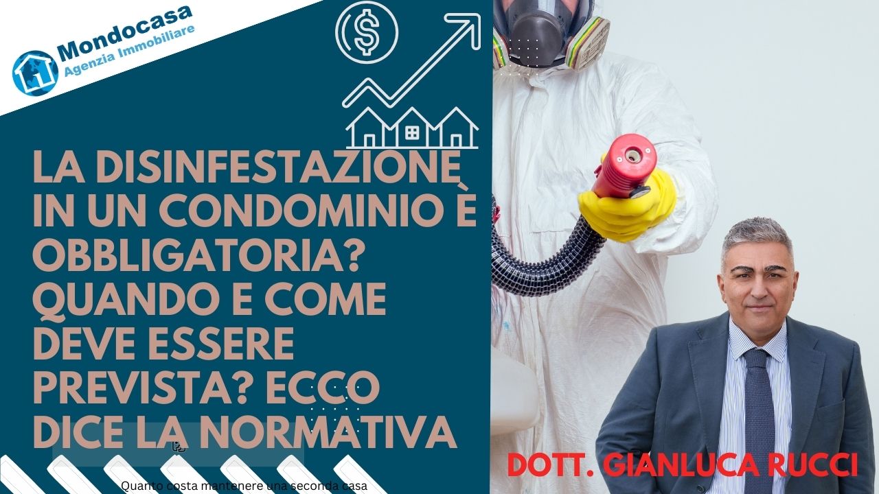 La disinfestrazione in condominio è obbligatoria?