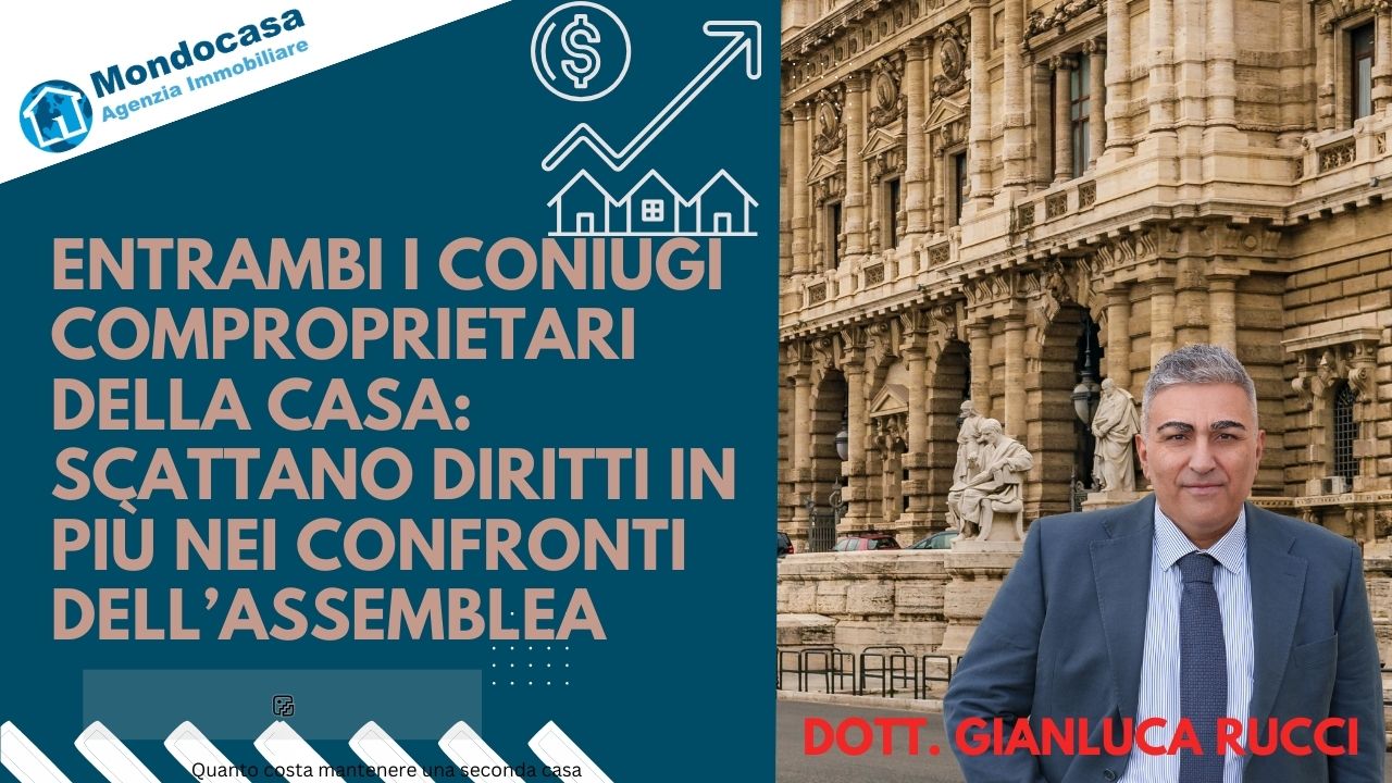 Entrambi i coniugi comproprietari della casa