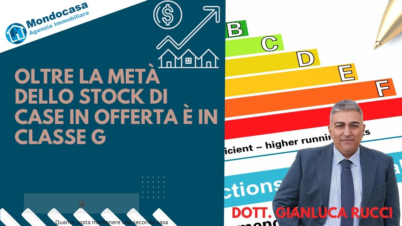 Oltre la metà di case in offerta è in classe G