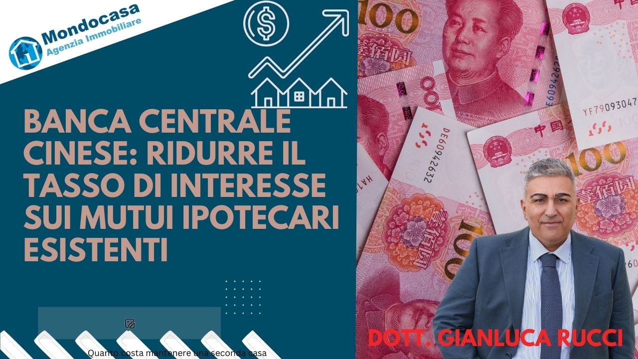 Banca centrale cinese riduce tassi su mutui esiste