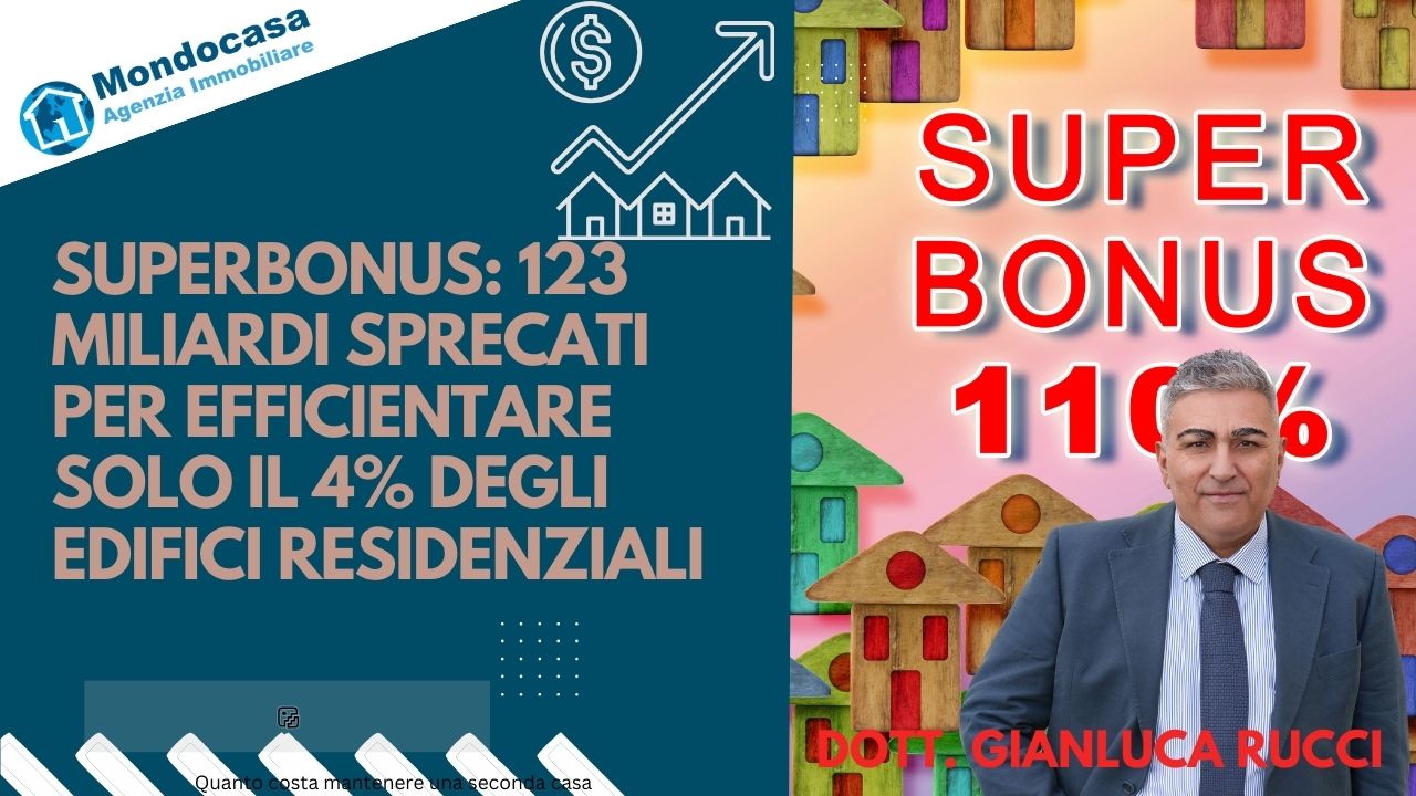 Superbonus: 123 miliardi sprecati