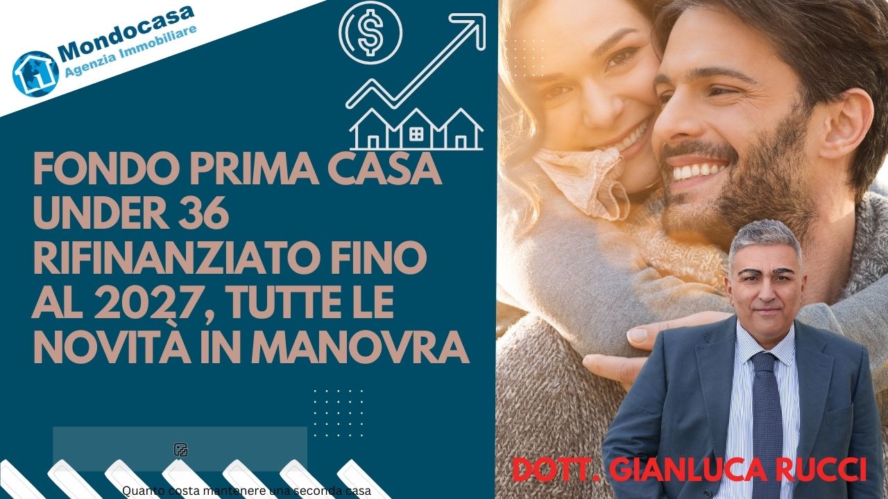 Fondo prima casa under 36 rifinanziato