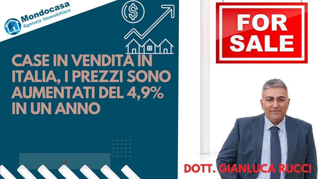 Case: aumenti del 4,9% in un annno